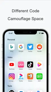 multi-space private browser iphone screenshot 2