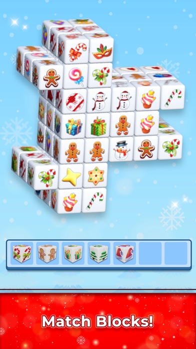 Christmas Cube Match 3 Games Screenshot