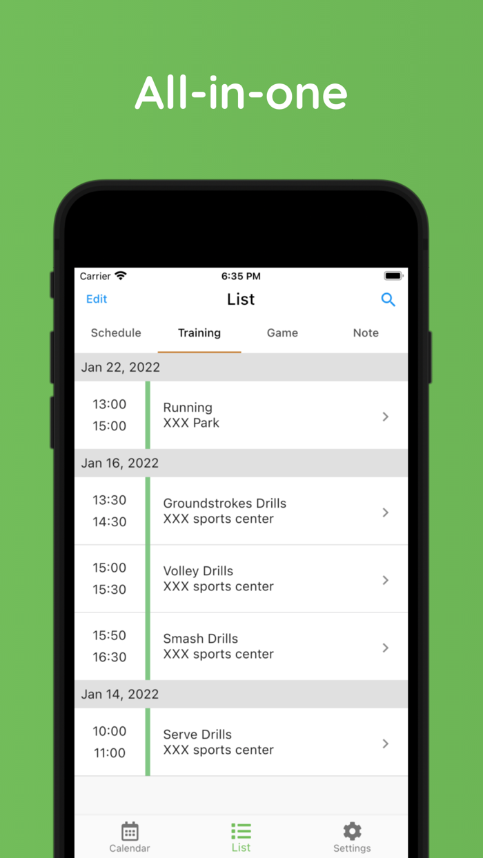 Tennis Schedule Planner