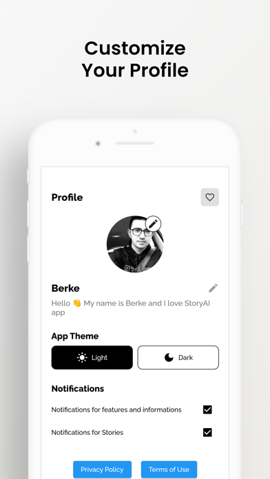 StoryAI: AI Generated Stories Screenshot