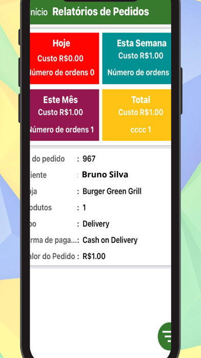 Heybrasil restaurant app Screenshot