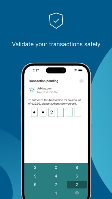 Worldline Authenticator Screenshot
