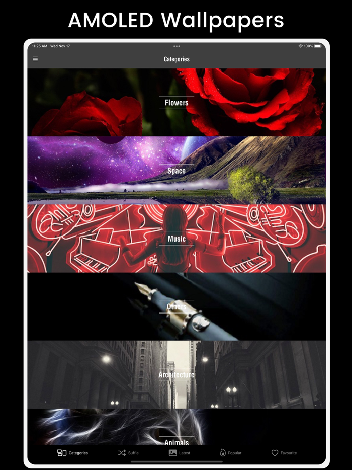 AMOLED Wallpapers-Black and Dark