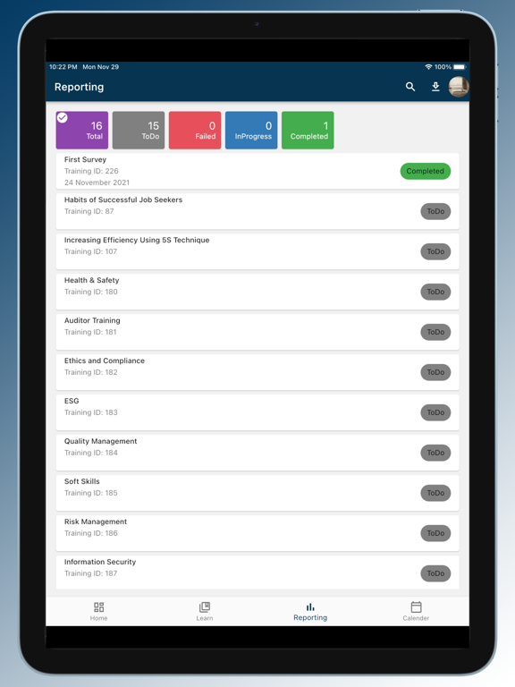 Screenshot #6 pour Falconry - Learning Solutions
