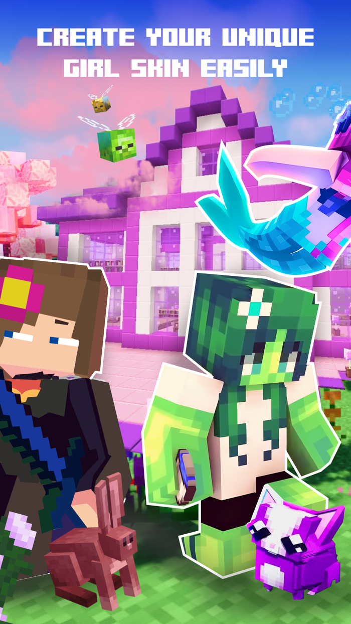 Girls Mods Skins for Minecraft