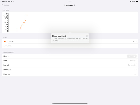 Screenshot #5 pour ASCII Charts