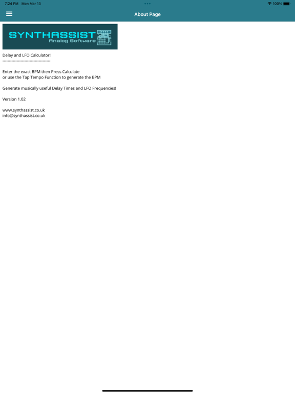 Screenshot #6 pour Delay & LFO Calculator