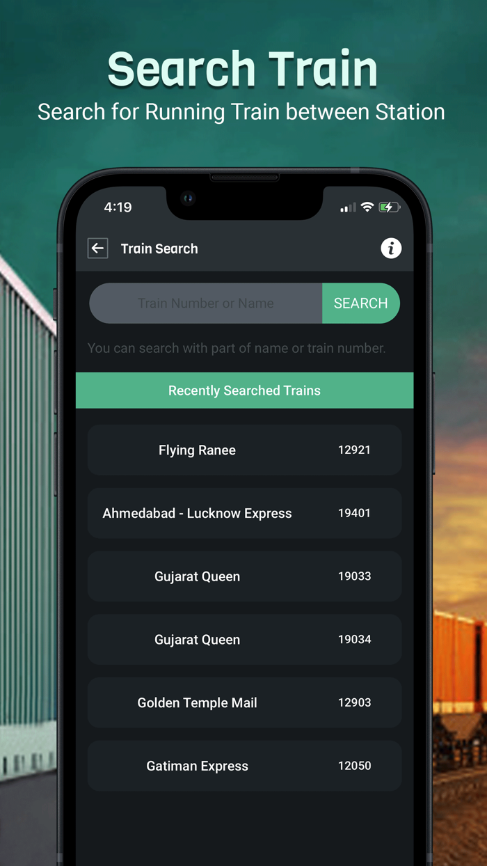 Where is my Train - Railwa‪y‬
