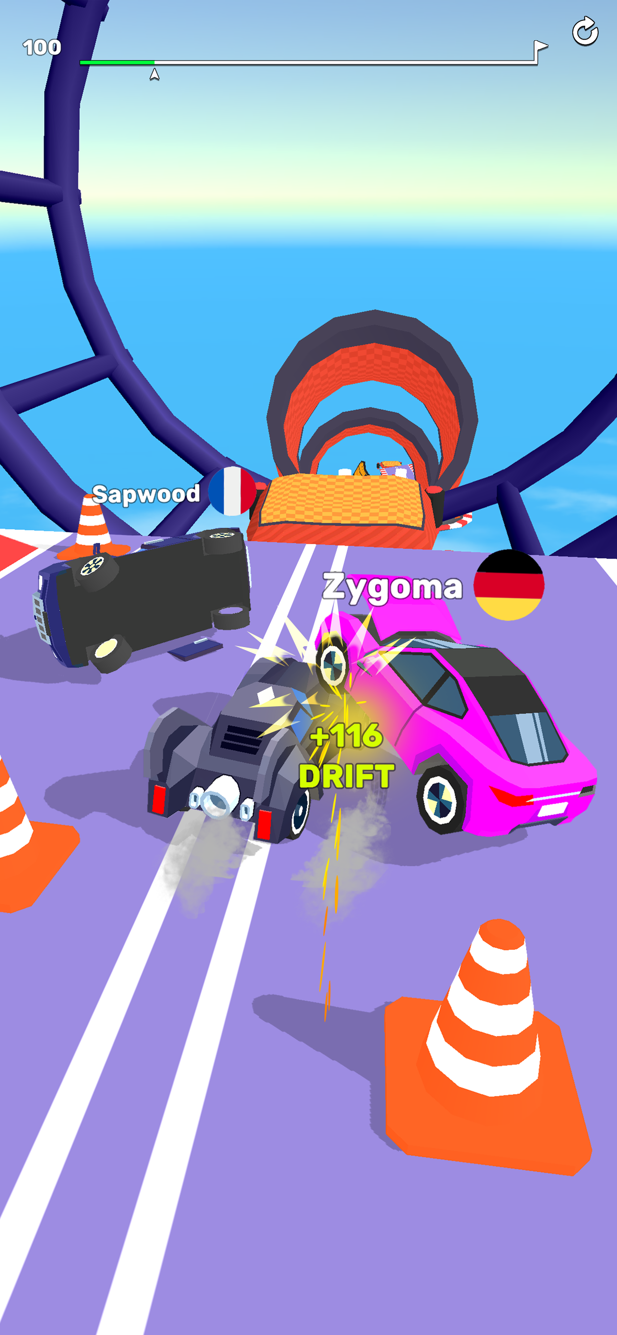Ramp Racing 3D: Carrera rápida