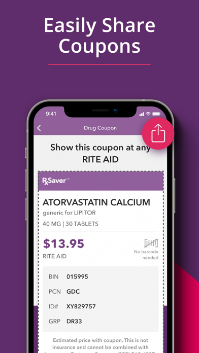 RxSaver Prescription Discounts Screenshot