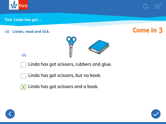 Come in - Schulversion