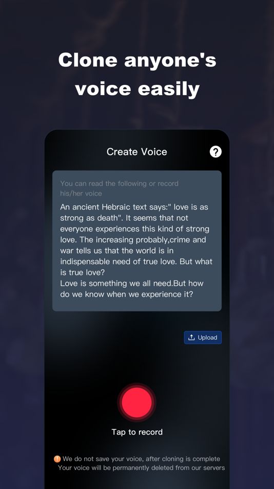 #3. HiClone-Clone voice and chat (iOS) Podle: Beijing Jixiang Fengqi Technology Co., Ltd.