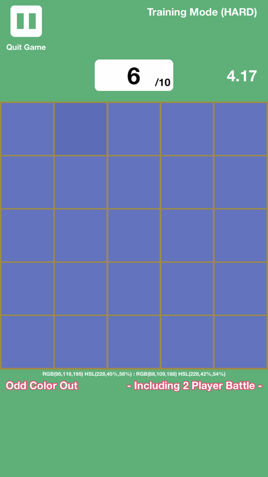 #4. Odd Color Out - Multiplayer (iOS) Podle: KAZUYA KAMIOKA