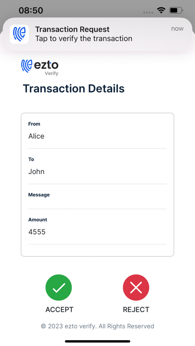 ezto verify Screenshot 1 - AppWisp.com