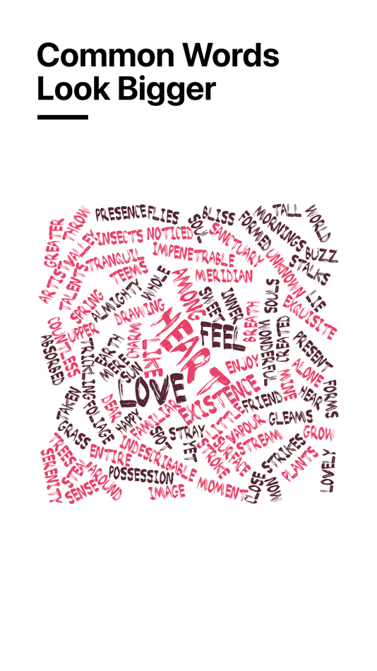 #2. Word Collage (iOS) By: Alexey Tataurov