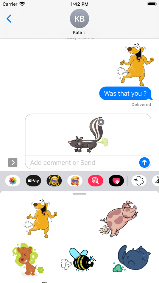 #5. Fart Stickers (iOS) 由: Paul Scott