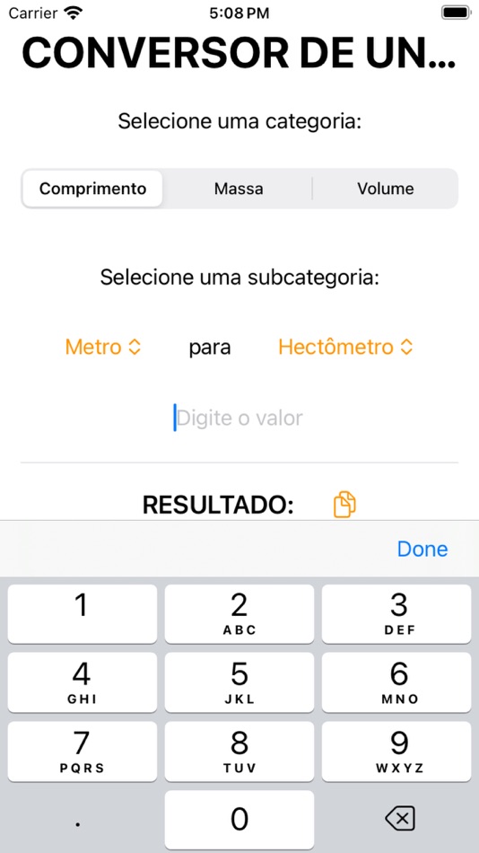 #2. Converser Unidades (iOS) 由: Gabriel Meira
