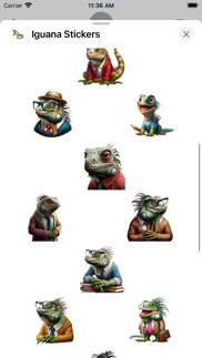 iguana stickers iphone screenshot 2