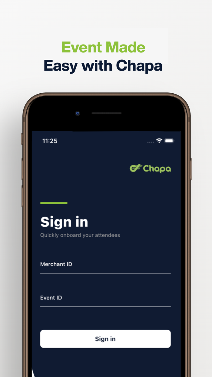 Chapa Events - Scan tickets