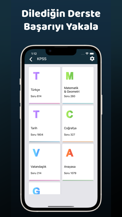 Test Bankası - Test Çöz Screenshot
