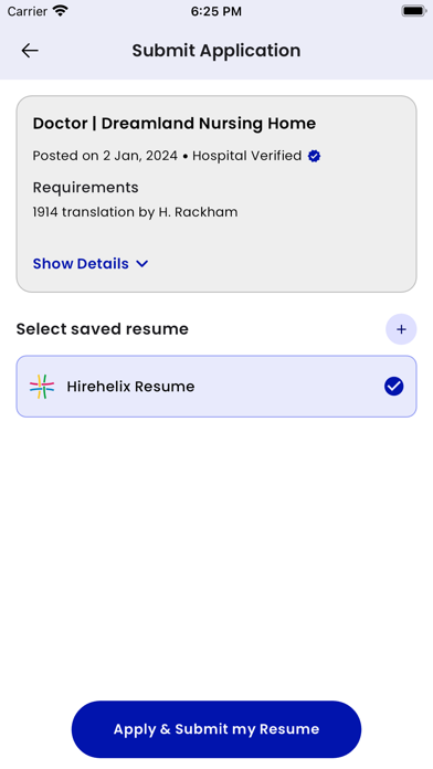Hirehelix Screenshot