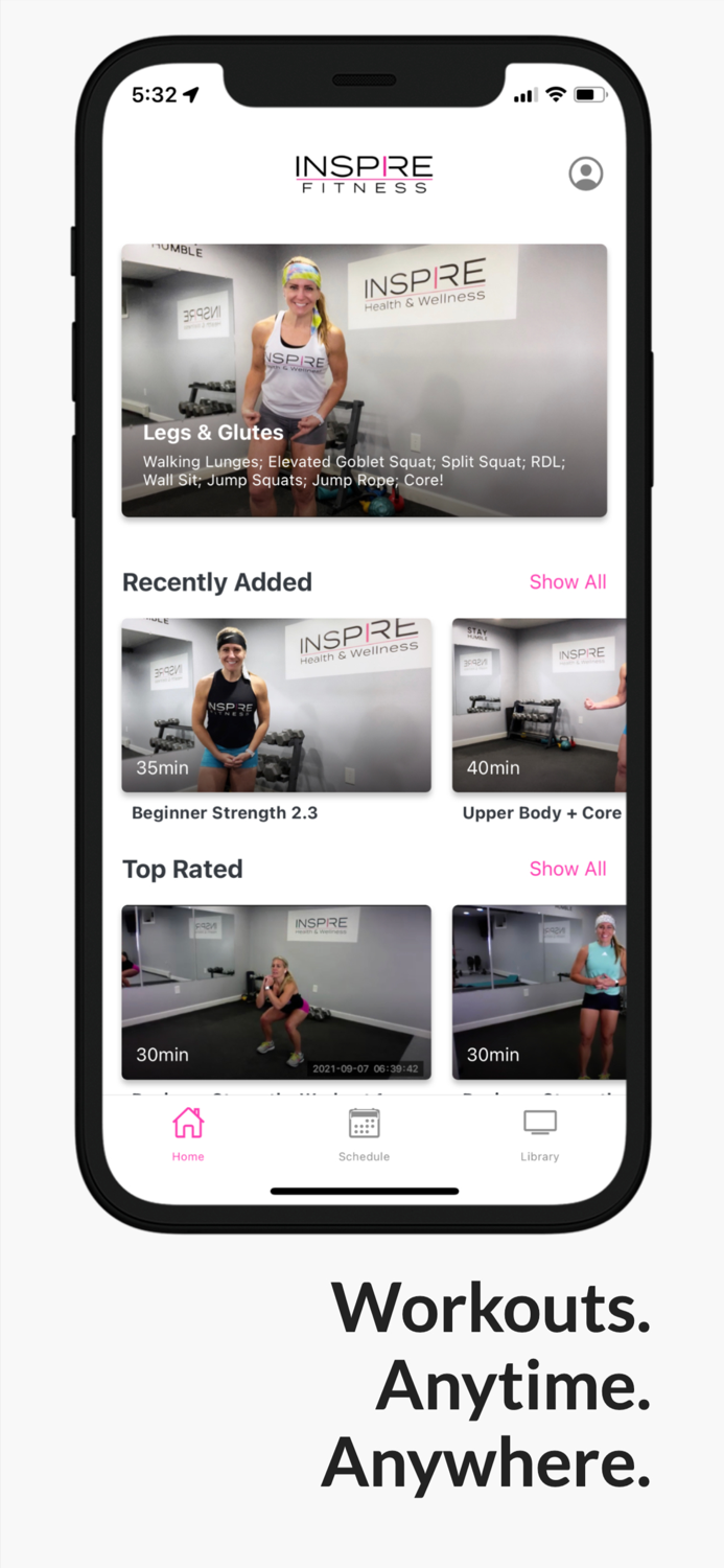 Inspire Fitness - Workout App