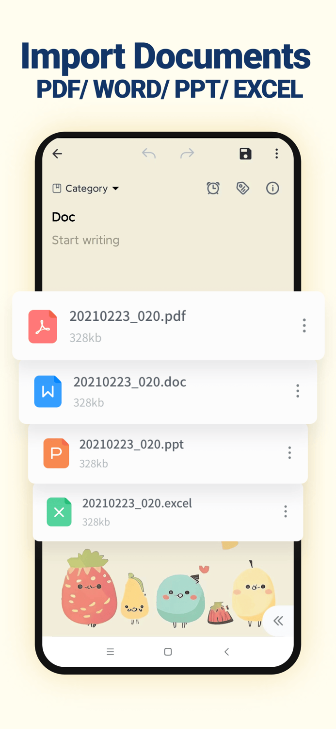 Tidy Notes - Color Notebook