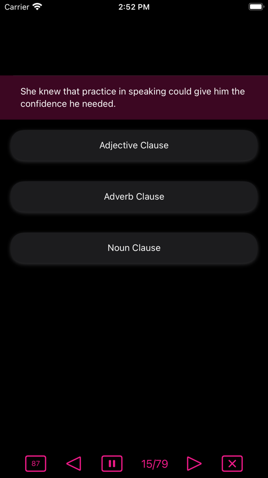 #3. GrammarExpress Clause Analysis (iOS) 由: Webrich Software Limited