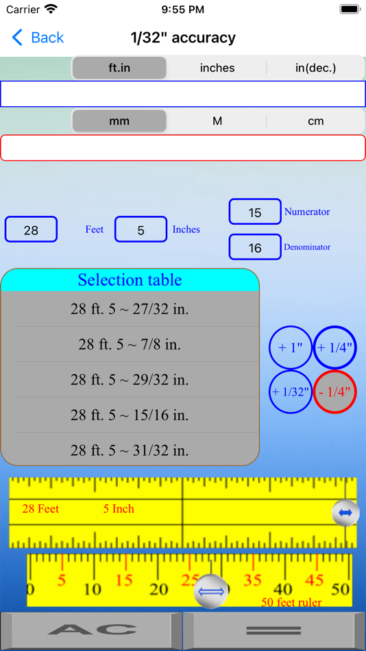 #5. UnitsCal Lite Tape Calculator (iOS) 由: Aberdeen Telecom.Inc.