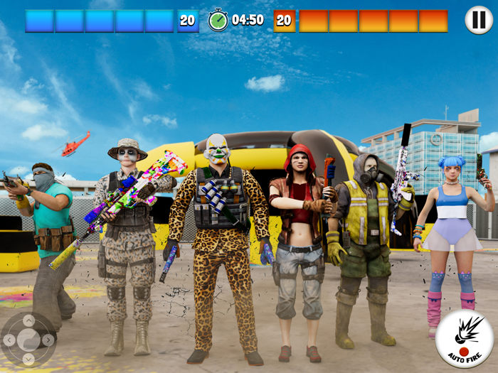 Paintball Shooting Battle 3D