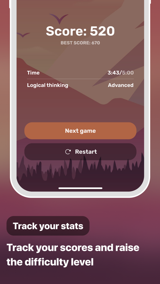 #4. Mind Boost - Brain training (iOS) 由: AILAB FOR CLOUD SERVICE & DATACENTERS PROVIDERS CO. L.L.C