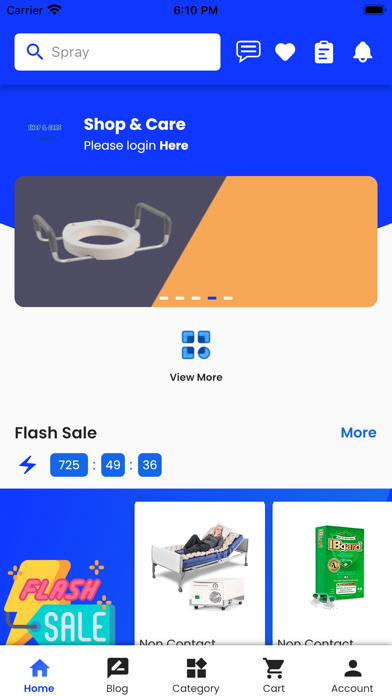 Shop and Care Screenshot