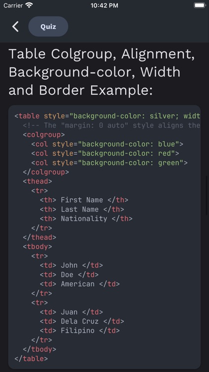 Learn HTML w/ Editor screenshot-3