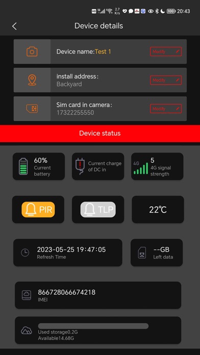 Anti-theft Camera Screenshot