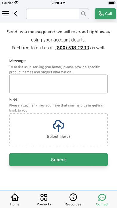 US Fabrics Screenshot