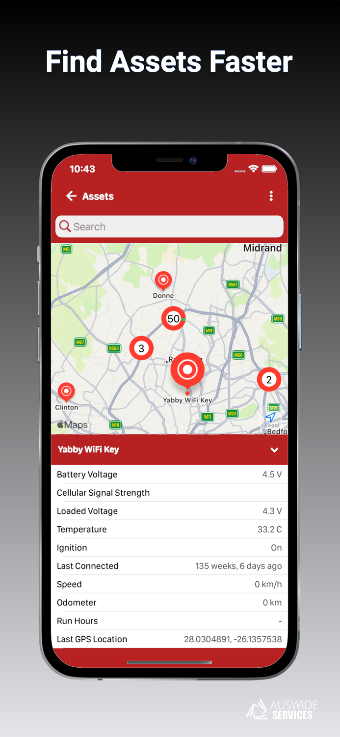 Auswide Services Tracking