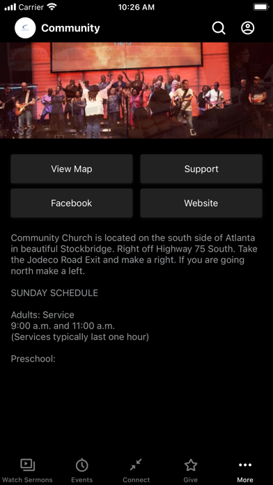 Community Bible Church app Screenshot