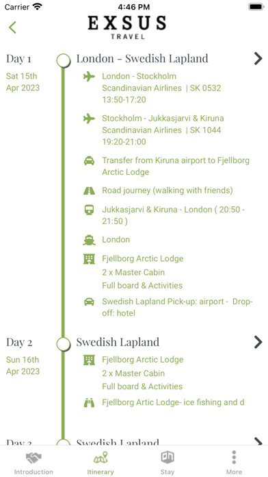 My Exsus Travel Screenshot