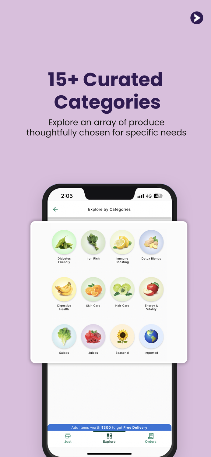 JUST Fresh  Fruit and Vegetable