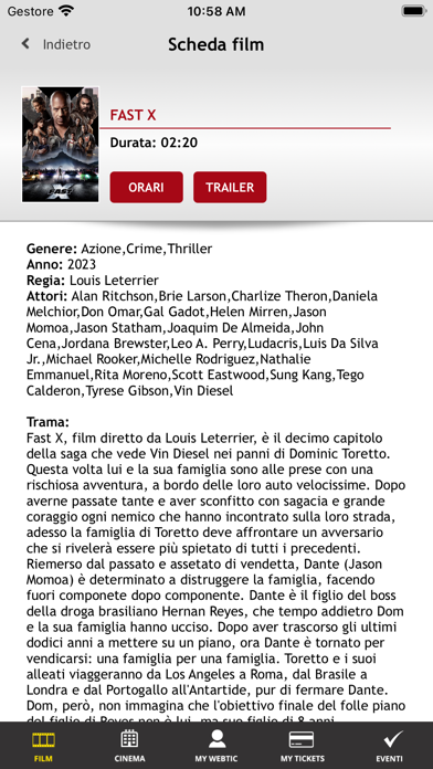 Webtic Il Regno del Cinema Screenshot