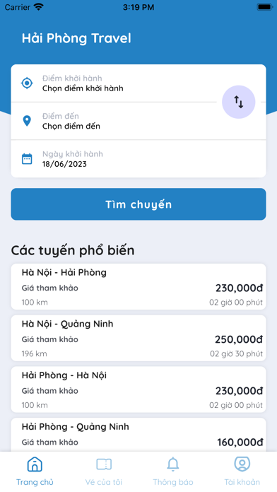 Hải Phòng Travel Screenshot