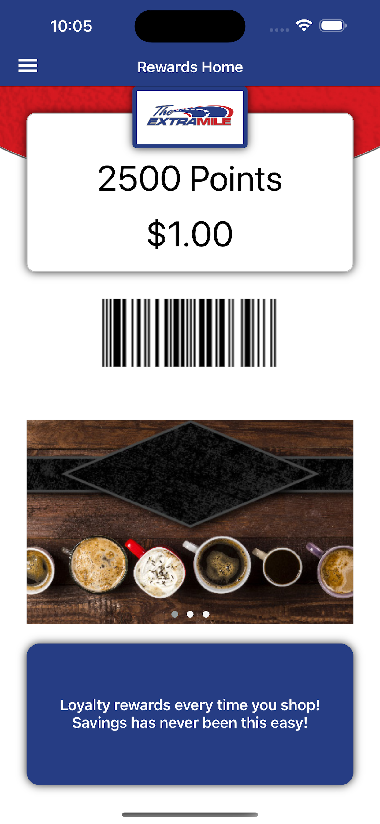 The Extra Mile Rewards