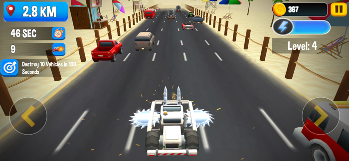 Skateboard Traffic Racer