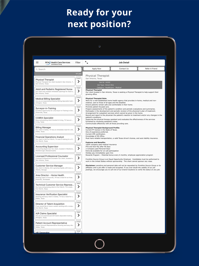 RCM Health Care Services