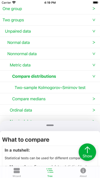 Screenshot #2 pour Guided Statistics