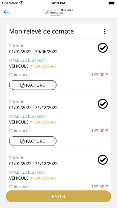 Suisscourtage Screenshot