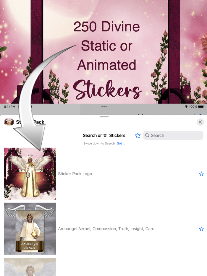 Angel For Comfort Sticker Pack