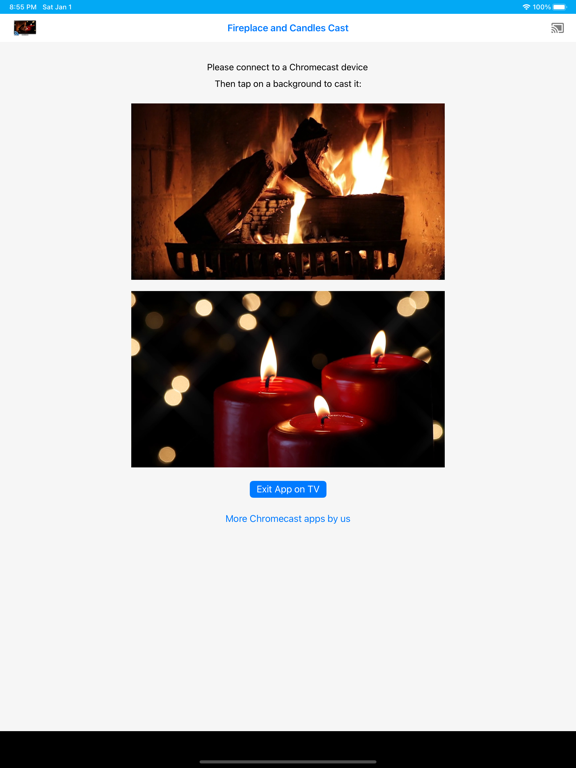 Fireplace and Candles on TVのおすすめ画像1