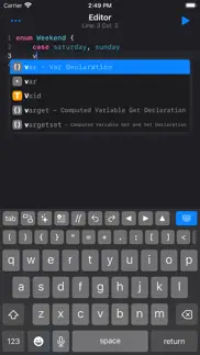 swifty compiler iphone screenshot 1