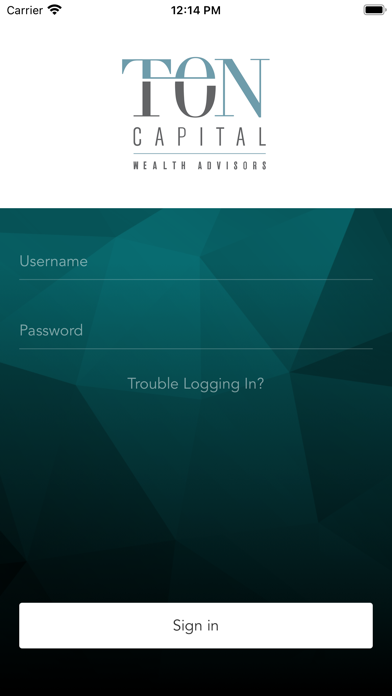 TEN Capital Wealth Advisors Screenshot